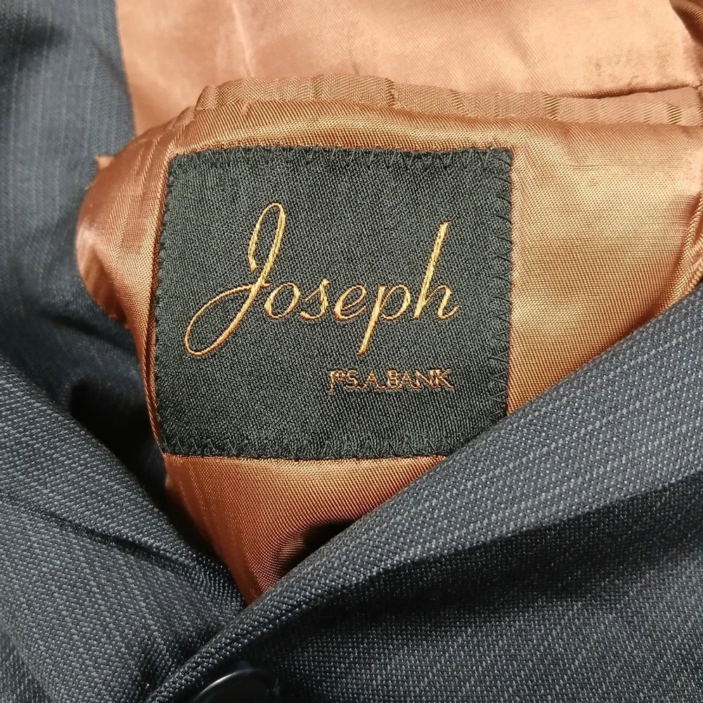 Joseph A Bank Wool Blazer Mens 46R Gray‎ Two Button Classic Sport Coat